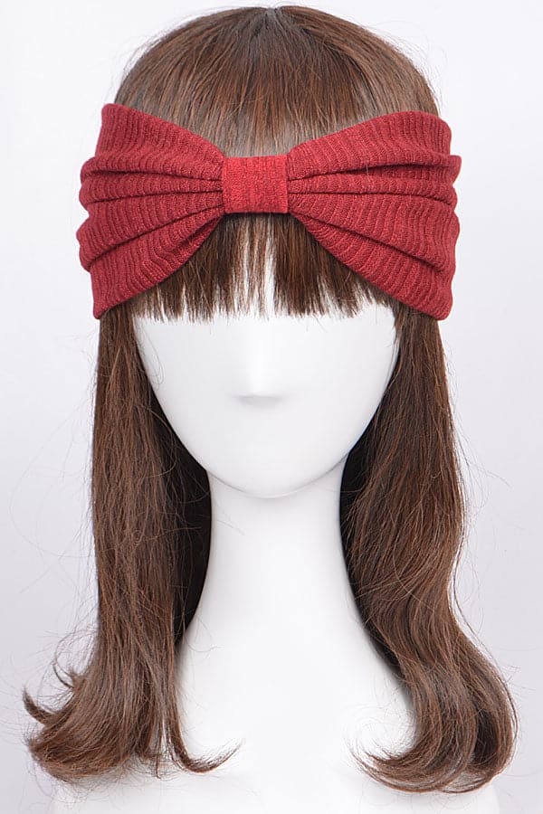 Pack of 6 Burgundy Head Bands - Style 0728