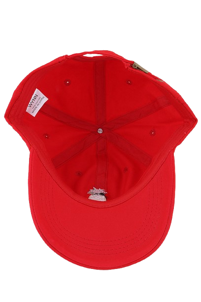 Red Classic Pineapple Caps - A Pack of Six Fashionable Headwear Items
