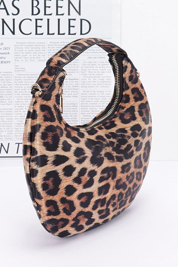 Set of 3 Stylish Nylon Leopard Hobo Bags