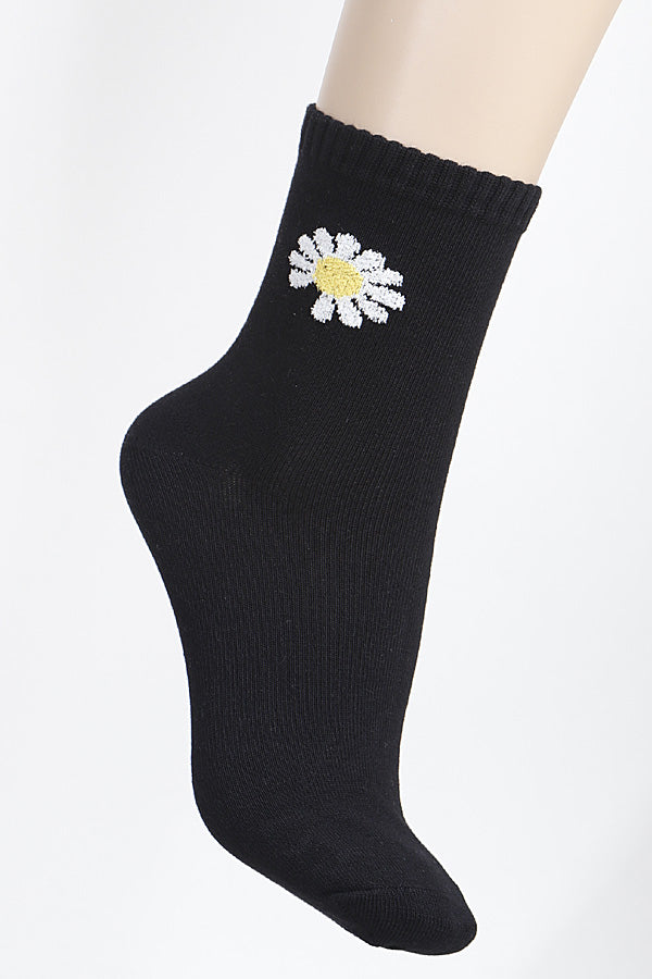 Pack of 6 Crew Socks in Classic Black Color