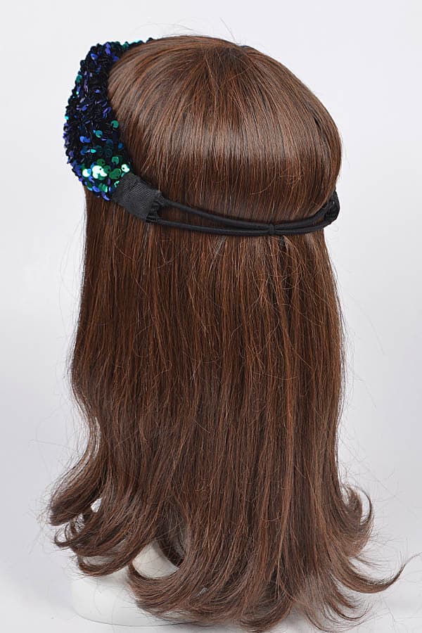 Set of 6 Stylish Black 3728 Head Bands