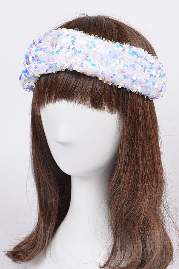 Pack of 6 Stylish 3728 White Head Bands