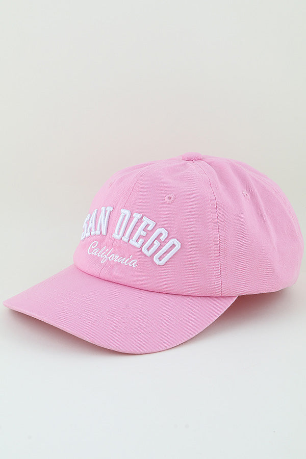 Pack of 6 Pink San Diego Classic Baseball Caps