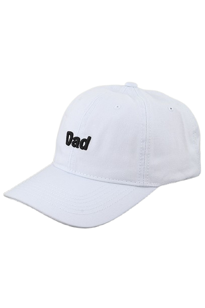 Classic White Dad Caps - Set of 6