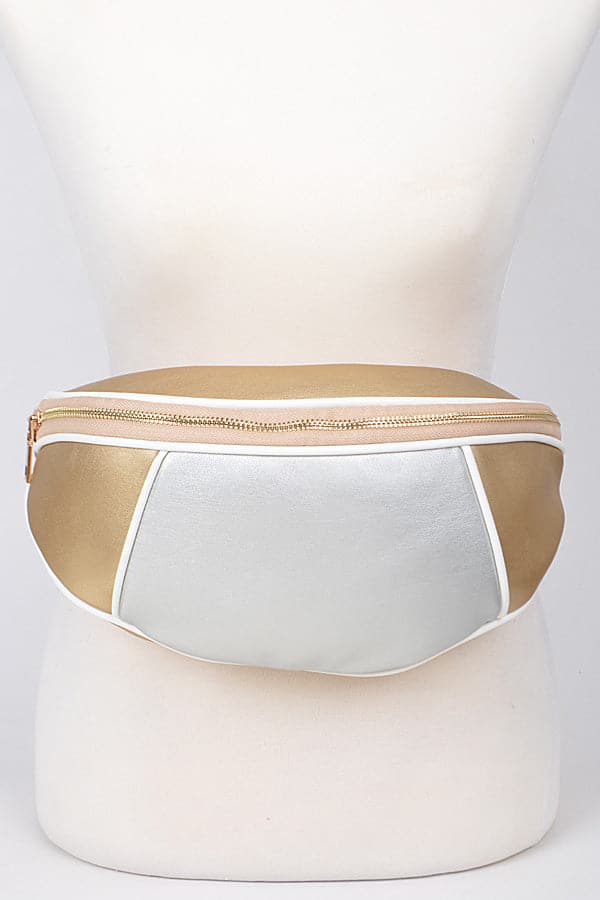Set of 3 9507 Gold Love You Fanny Packs