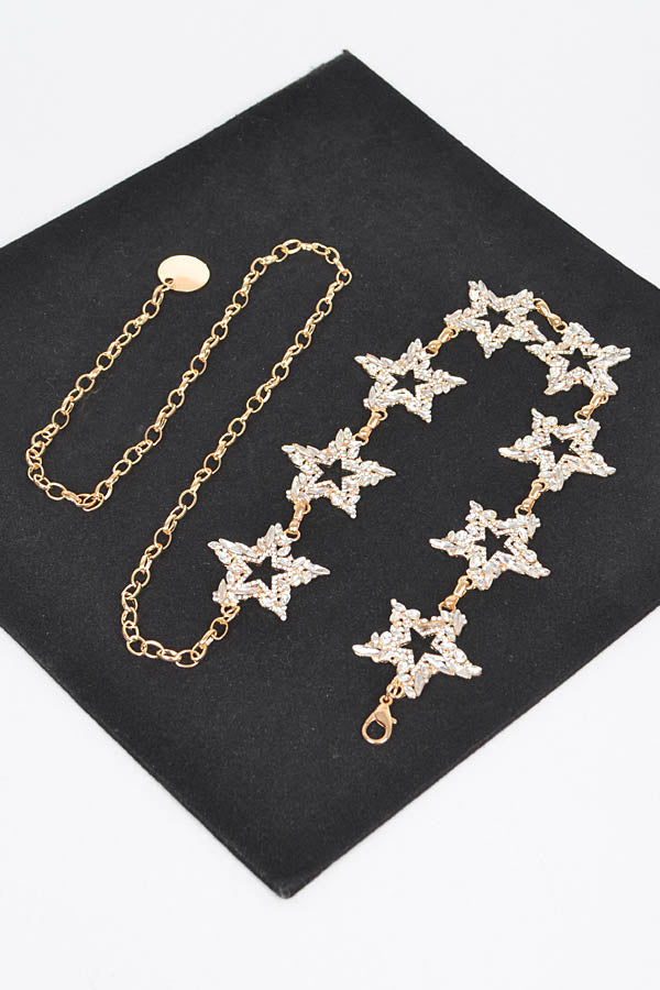 Set of 6 Shining 5968 Gold Accessories