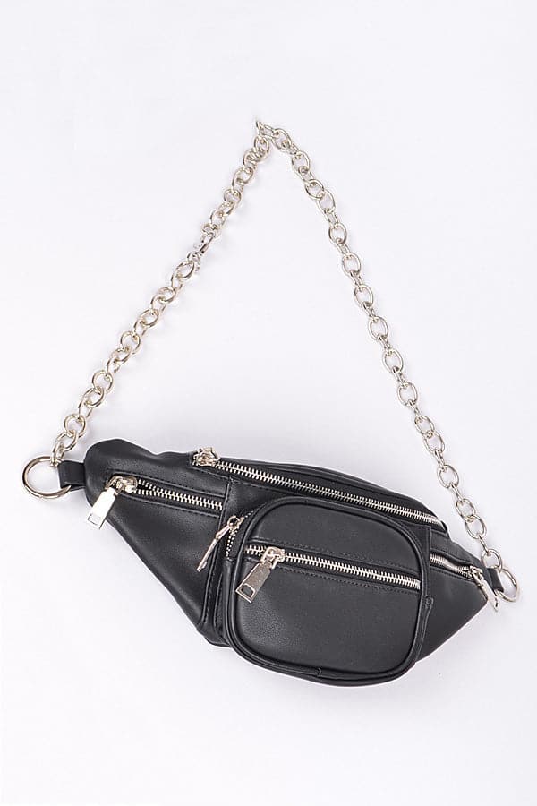 Set of 3 Stylish White 0896 Fanny Packs