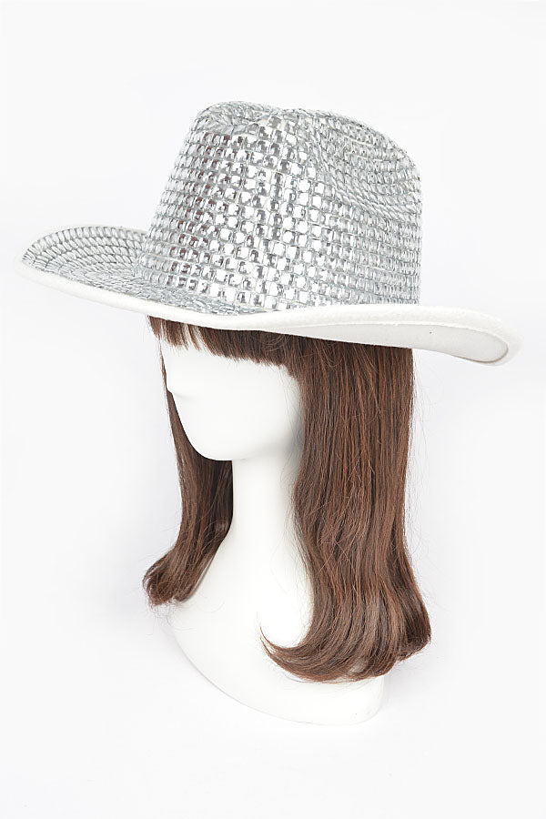 Pack of 6 Stunning White Cowboy Hats 9871