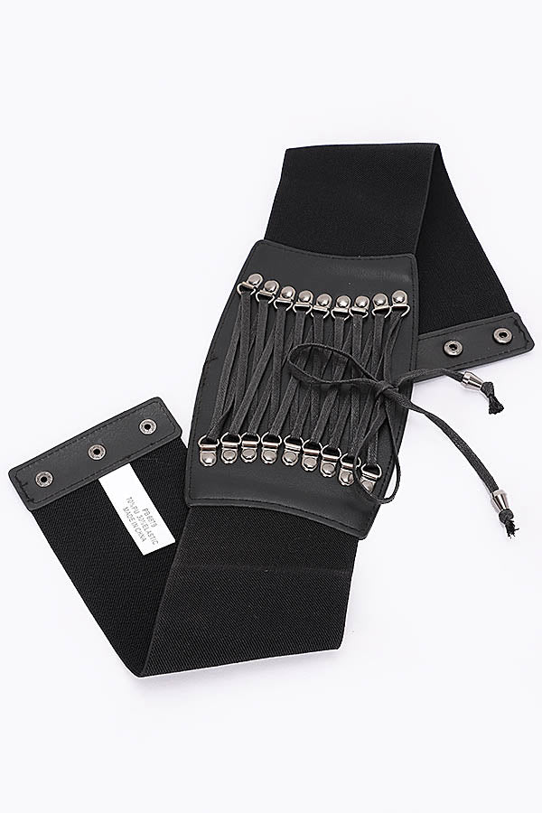 Antique-Style 9786 Black Corset Belt - Pack of 6