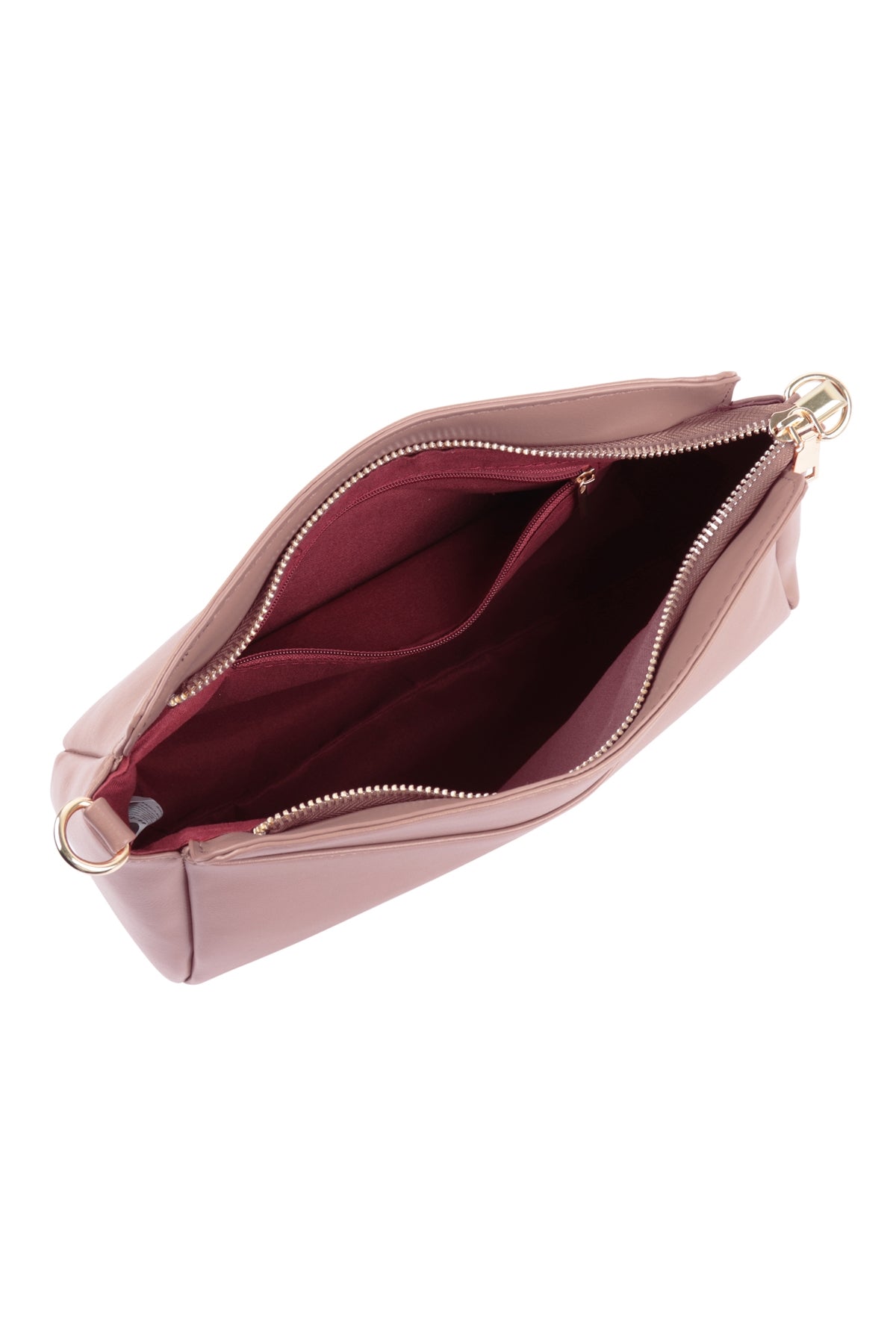 Pack of 6 Off - Pink Convertible Leather Crossbody/Pouch Bags