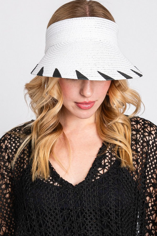 Set of 6 Handmade Taupe 8610 Sun Visors