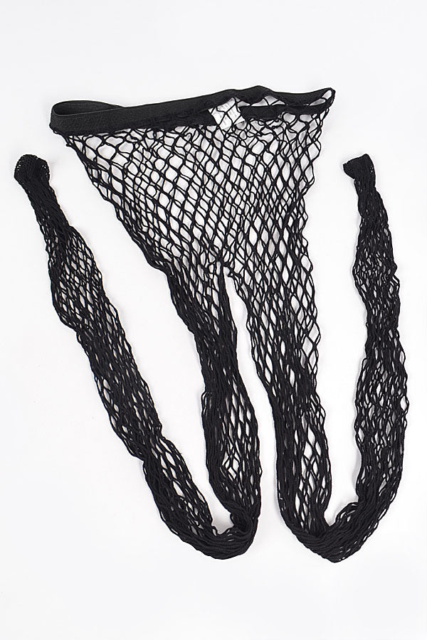 Pack of 6 Elegant 1218 White Net Stockings
