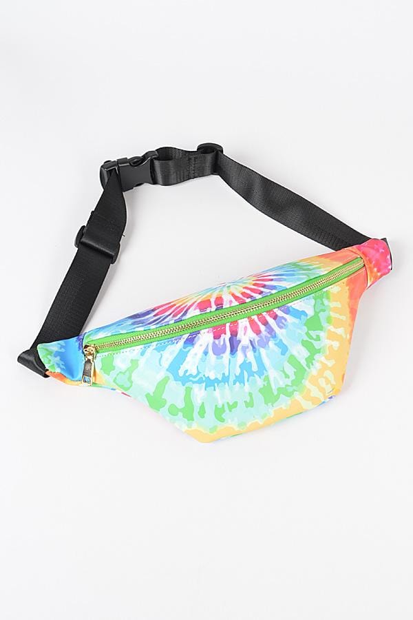 Multicolor Tie Dye Fanny Pack - Set of 3 (Product Code 9597)