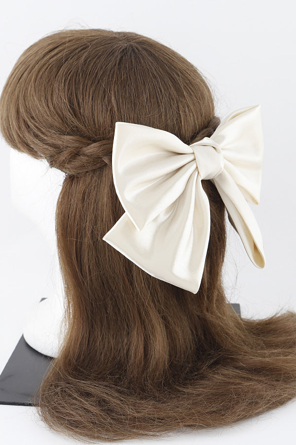 Pack of 6 Classic 0868 Black Ribbon Hair Clips