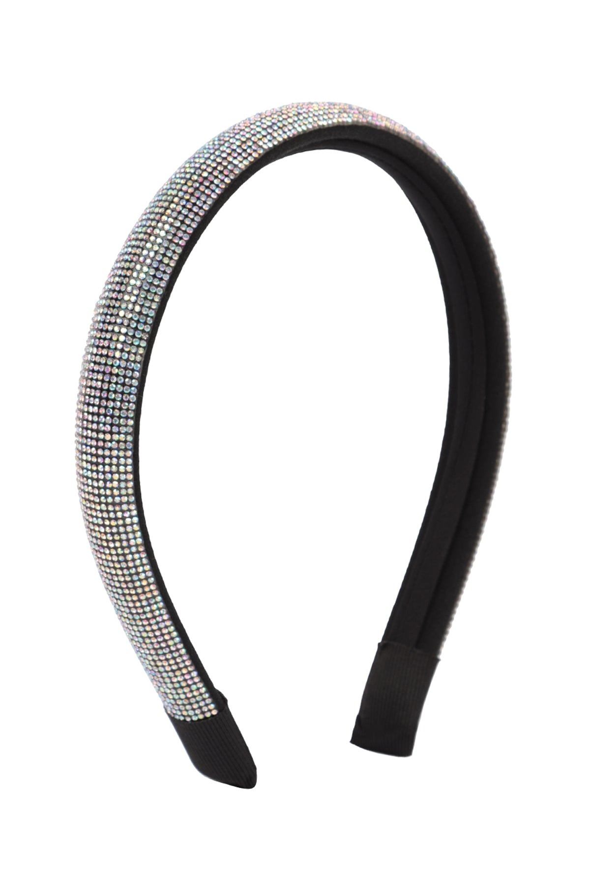 Fashionable Shiny Rhinestone Hair Headband Set - Pack of 6 Pieces