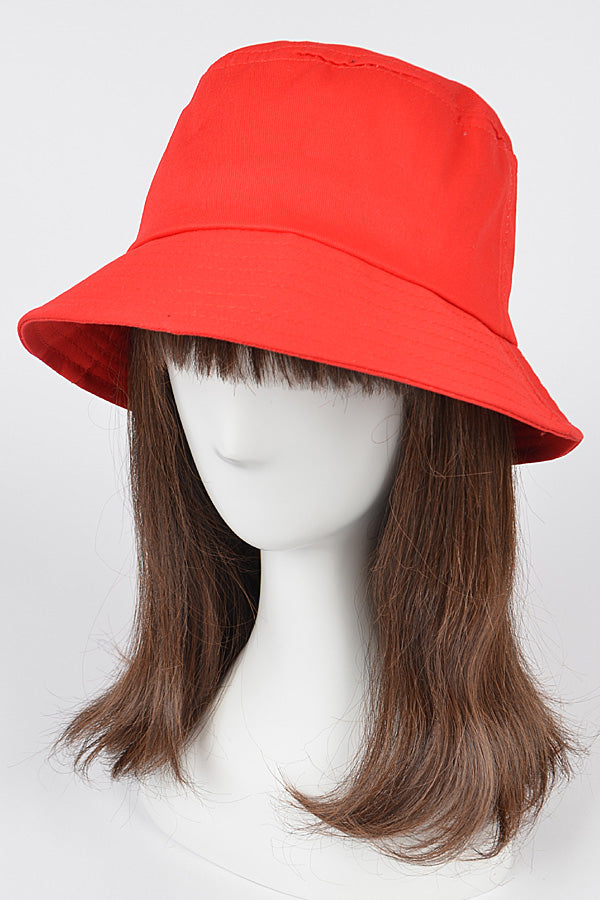 Red 6751 Bucket Hats - Pack of 6 Stylish Pieces