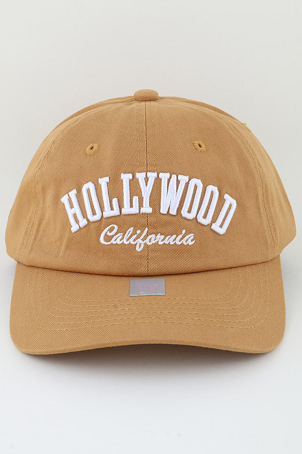 Classic Black Hollywood California Caps - Set of 6