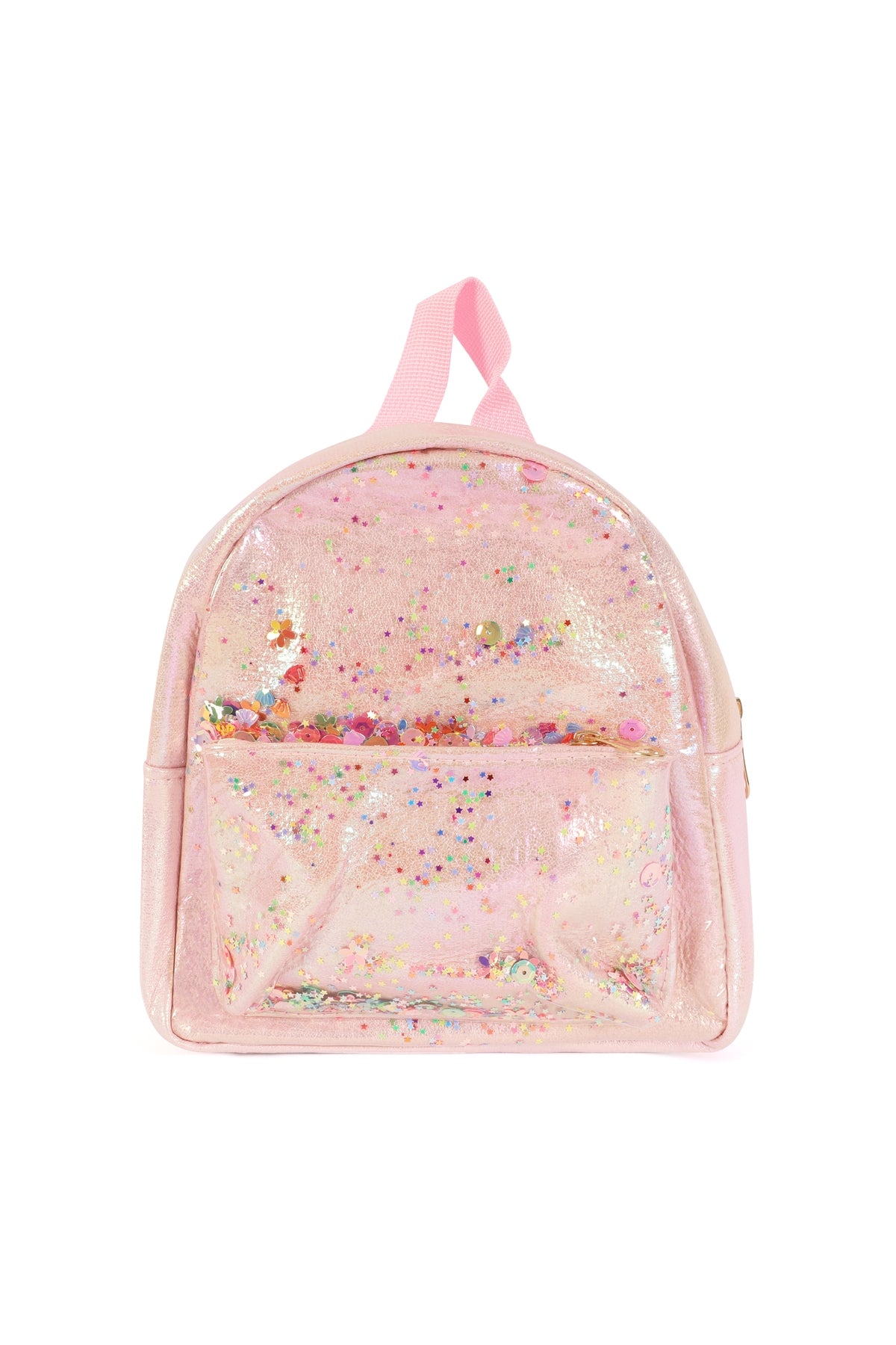 Pack of 6 Pink Glitter Backpacks for Kids