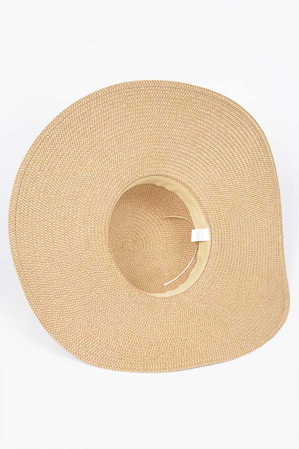 Pack of 6 Summer Hats in Beige Color - Style 8971