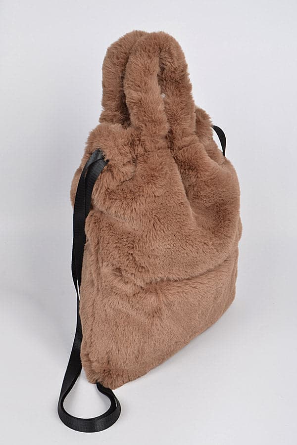 3-Pack of 8896 Multi - Purpose Khaki Fur Backpacks