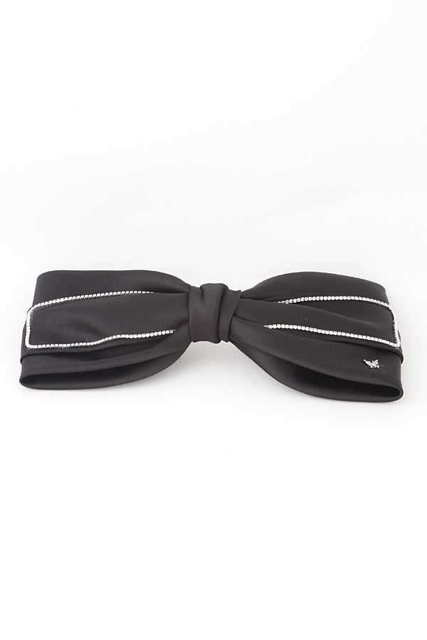 Set of 6 Bejeweled Butterfly Hair Clips in Classic Black (7768 Model)