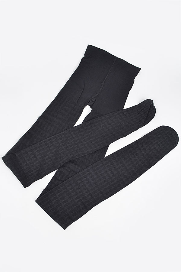 Pack of 6 Fashionable Black Panty Stockings - Style No. 4268