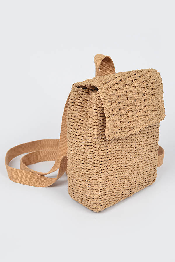 Pack of 3 - 3701 Woven Cotton Khaki Backpacks