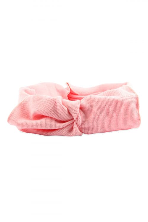 Set of 6 Light Pink Polyester Ribbon Fabric Hair Bands for Fashion Accessory