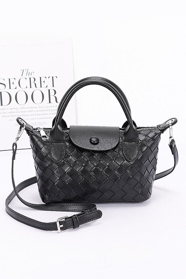 Set of 3 Stylish Black 9746 Embossed Clutches
