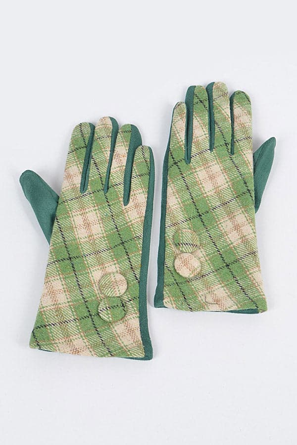 Pack of 6 1448 Gloves in Green Color