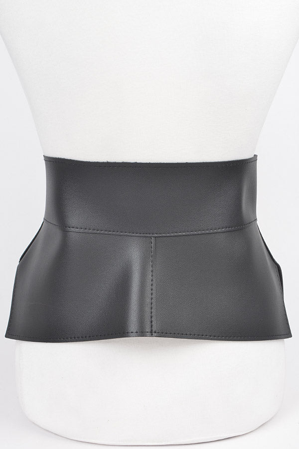 6-Pack of 9578 Camel Faux Leather Skirt Belts