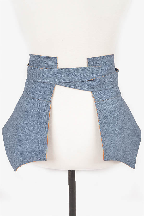 Medium Blue Denim Skirt Belt - Pack of 6