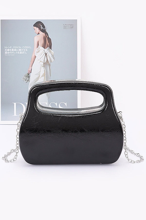 Set of Three 5746 Black Metallic Case Bags