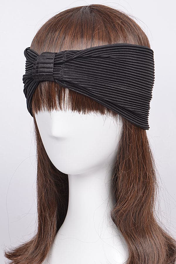 Set of 6 Black Head Bands - Model 5828