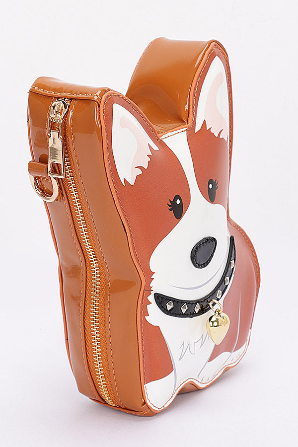 Set of 3 Puppy Novelty Camel Bags - 4436 Model