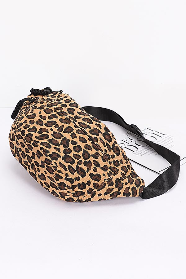 Set of 3 Faux Leather 2388 Leopard Crossbody Bags