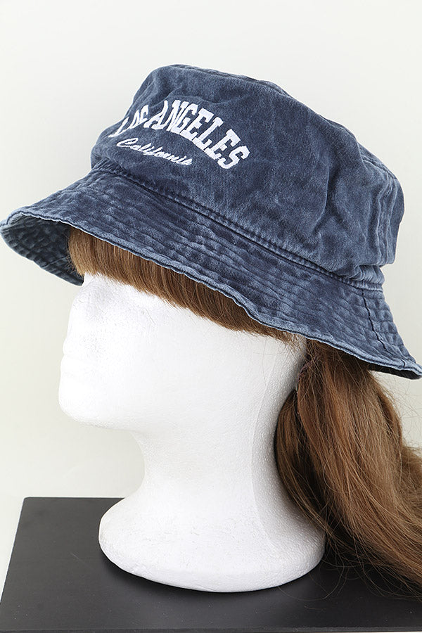 Navy Blue Bucket Hats from Los Angeles, California - Pack of Six Stylish Headwear