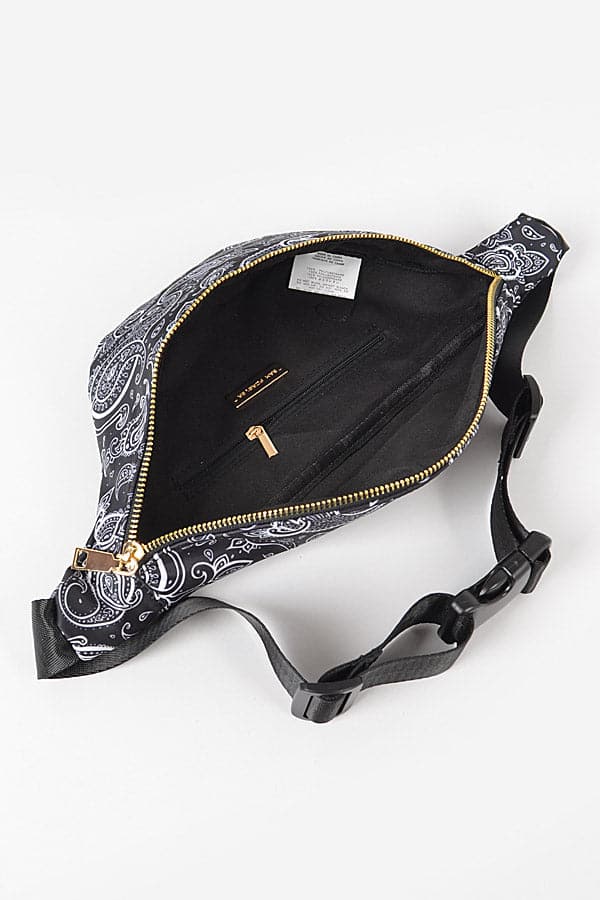 Navy Blue Bandana Fanny Pack - Set of 3