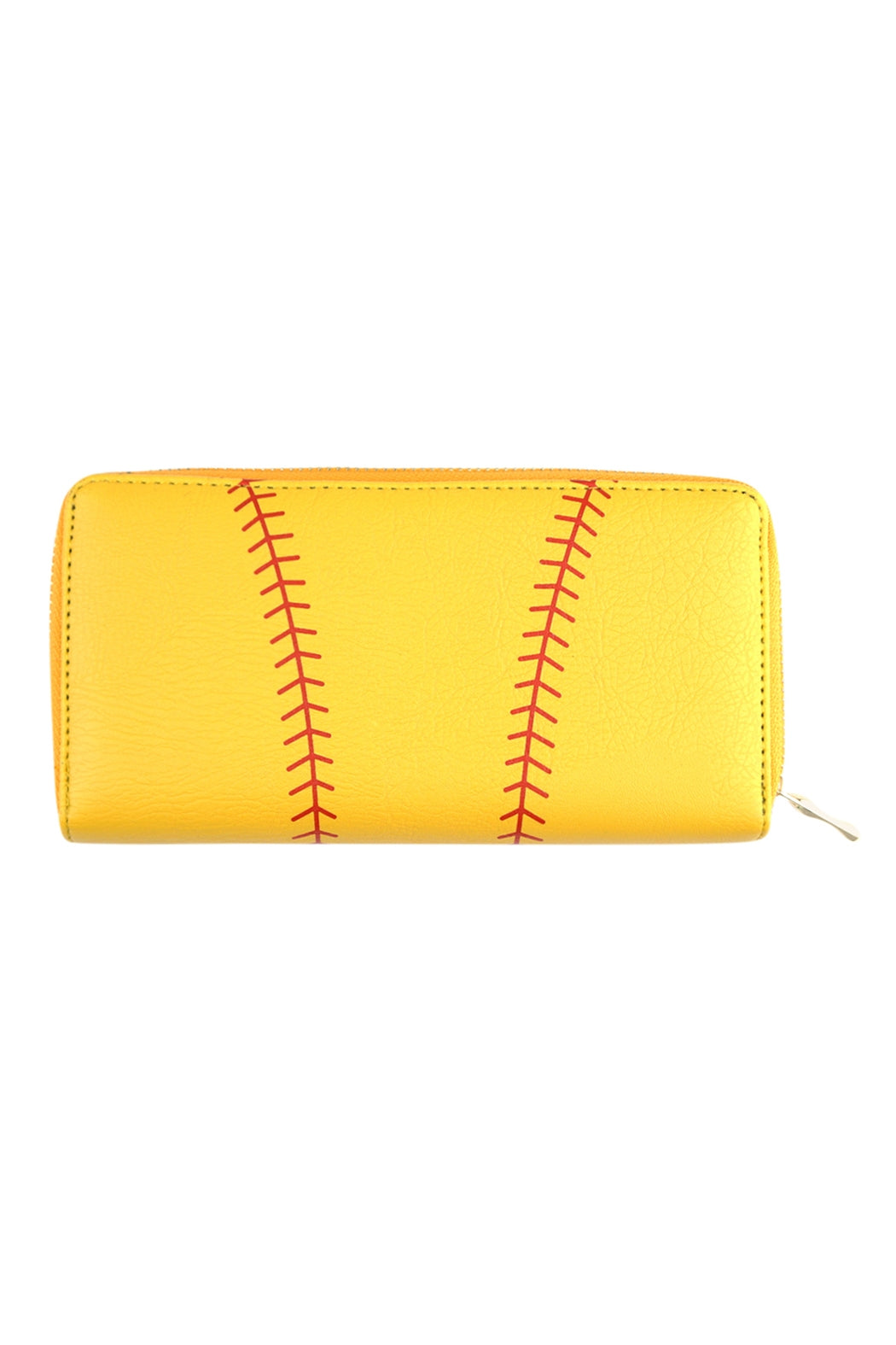 Set of 6 Softball - Themed Zipper Wallets for Convenient Storage