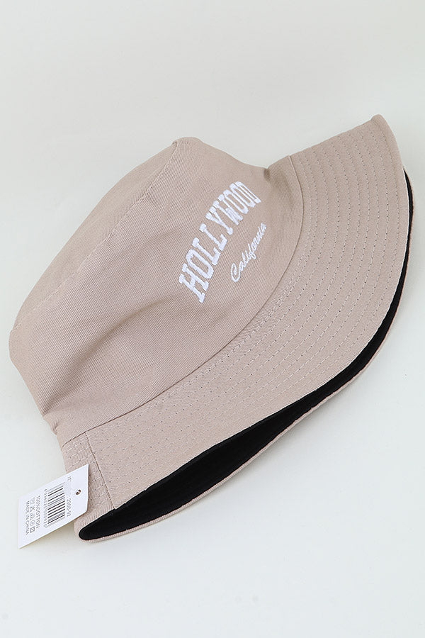 Pack of 6 Hollywood California Style Khaki Bucket Hats for Casual Wear