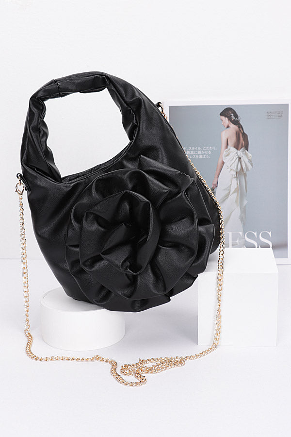 Pack of 3 - Stylish 3916 Black Faux Leather Bags