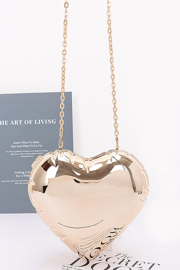 1546 Golden Acrylic Case Bag - Set of 3