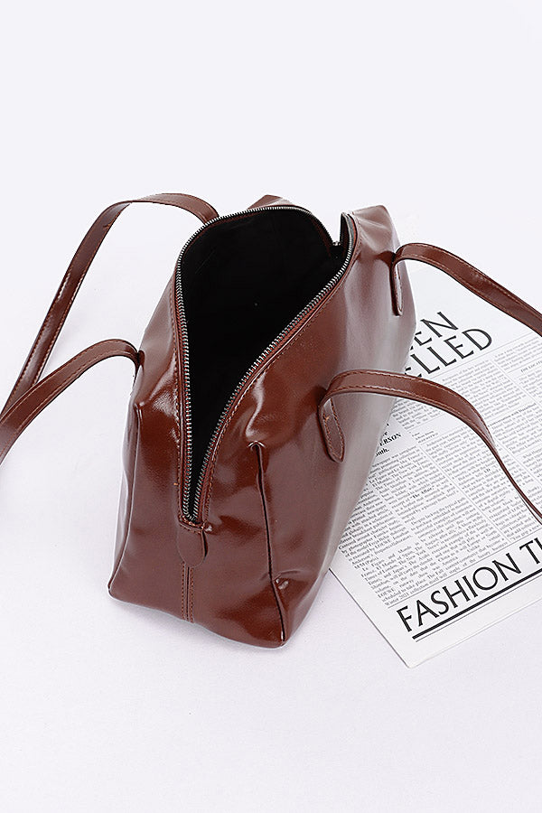 Set of 3 Faux Leather Sport Bags in Beige Color - Model 9546
