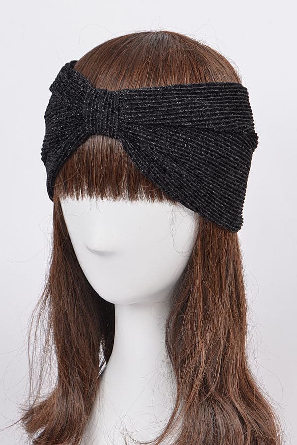 Set of 6 Premium Black 6828 Headbands