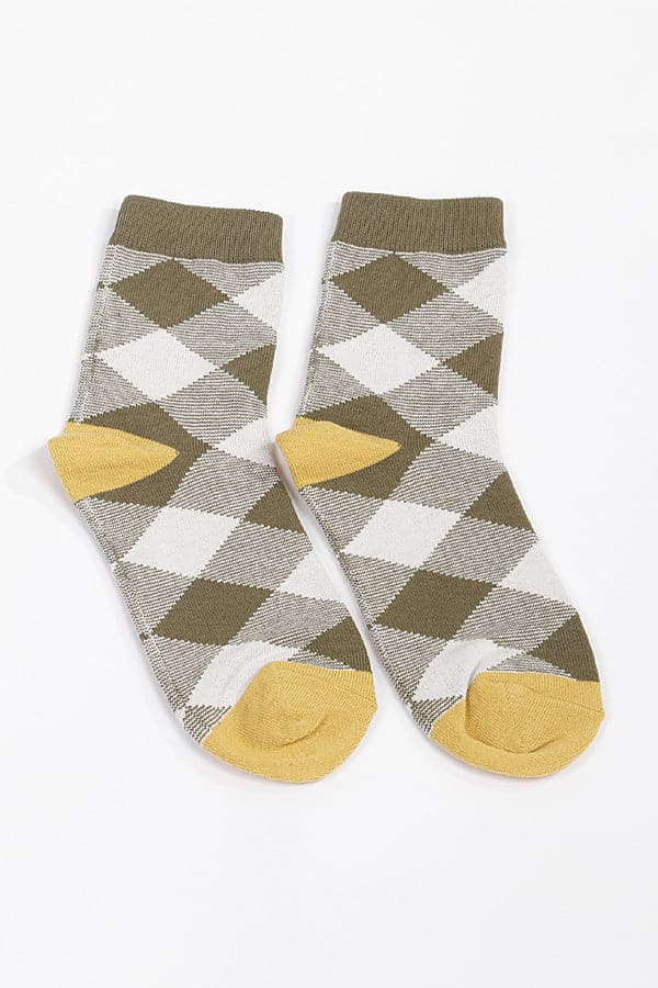 Pack of 6 High - Quality 131 Olive Socks