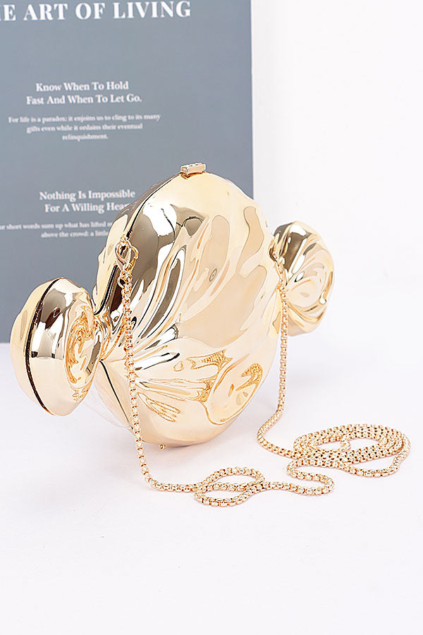 Set of 3 Gold-Toned 8446 Acrylic Case Bags