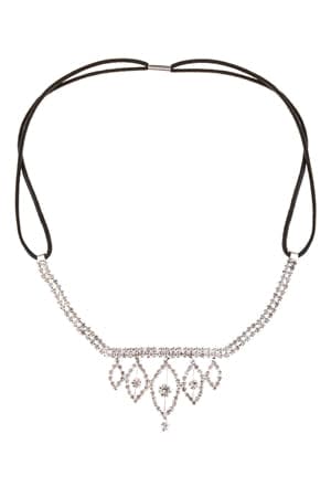 Fashionable Rhinestone Embellished Headbands - Set of Six Pieces