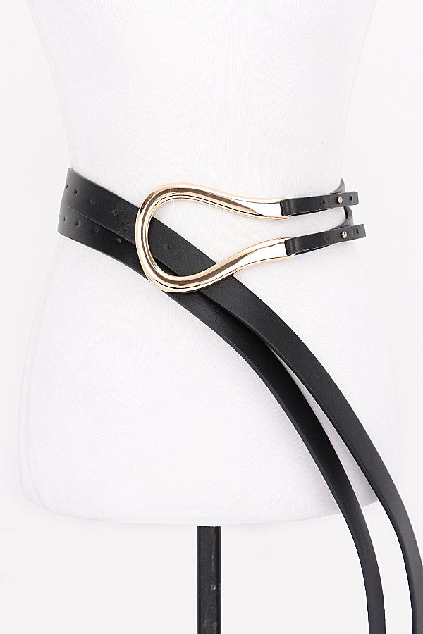Set of 6 Pieces 8088 Black and Gold Metal Accessories