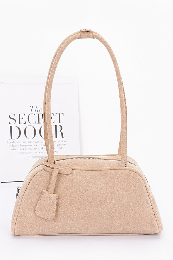 Set of 3 Beige 1646 Faux Suede Sport Bags