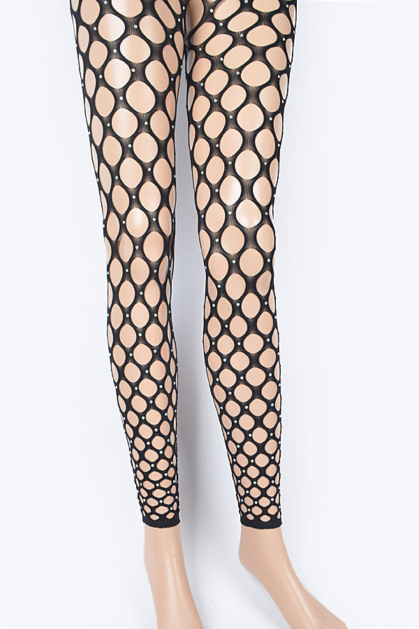 Pack of 6 Black 2368 Fishnet Tights